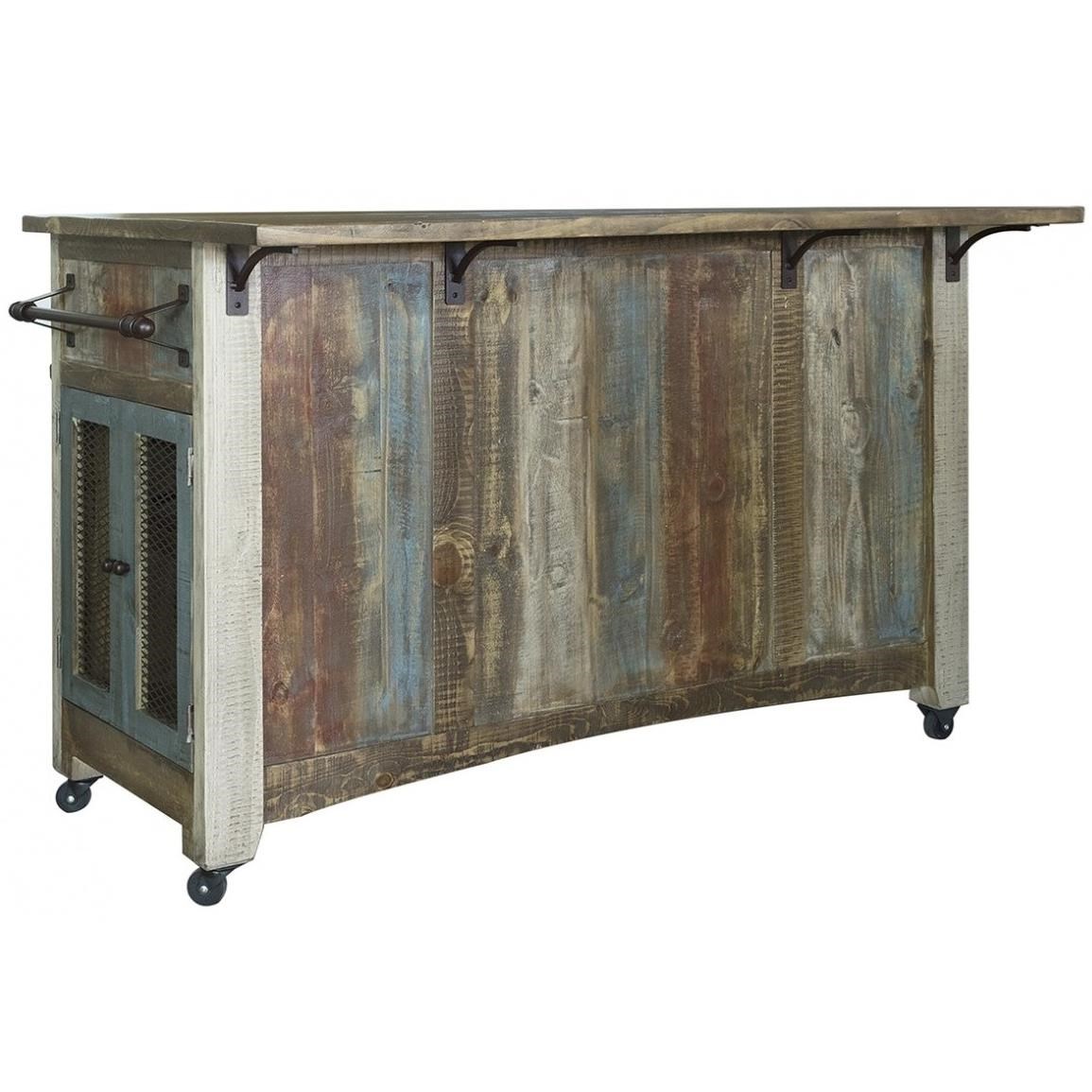 International Furniture Direct 900 Antique Kitchen Island